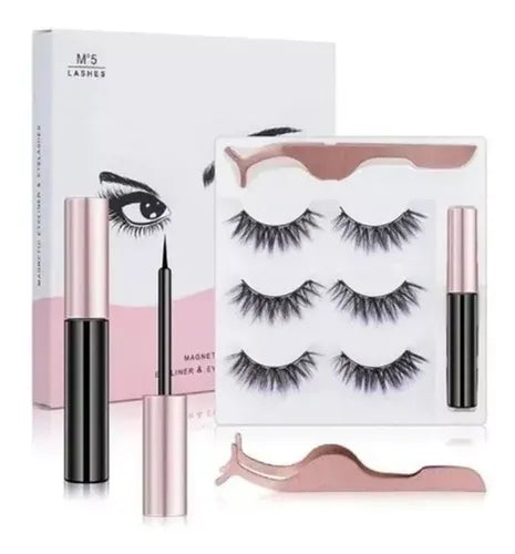 LashMag – Kit de Pestañas Magnéticas Reutilizables